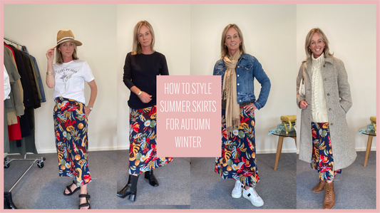 Have fun Styling your Summer Skirts for Autumn Winter